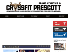 Tablet Screenshot of crossfitprescott.com